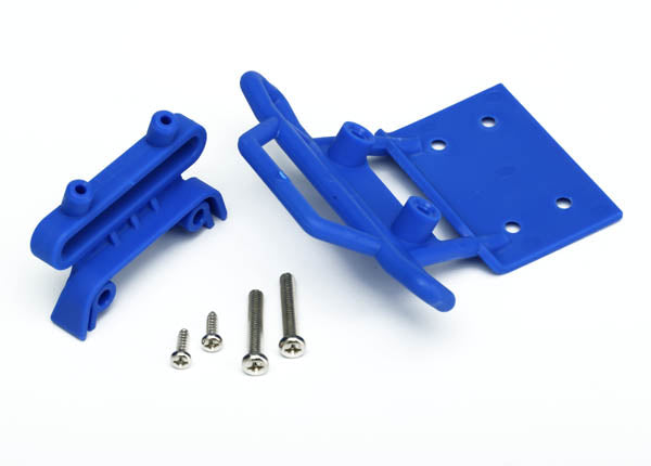 Tra3621X Front Bumper & Mount, Blue