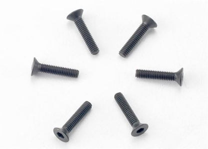 Traxxas Countersunk Machine Screws 2.5x10mm Pack of 6