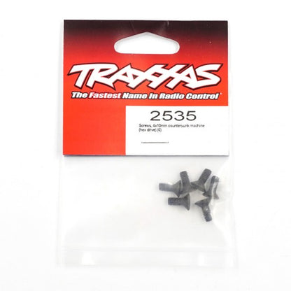 Tra2535 Countersunk Machine Screws 4x10mm, Pack of 6 Jato