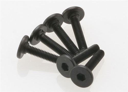 Tra3646 Flat-Head Hex Screws 3X15mm, Pack of 6
