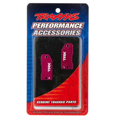 Tra3632x Red-Anodized Aluminum Caster Blocks 30 Degree L&R