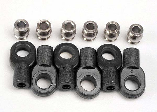 Traxxas 2742X Short Rod Ends Ball Connector, Set of 6