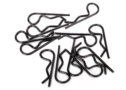 Tra1834 Standard Body Clips Silver, Pack of 12