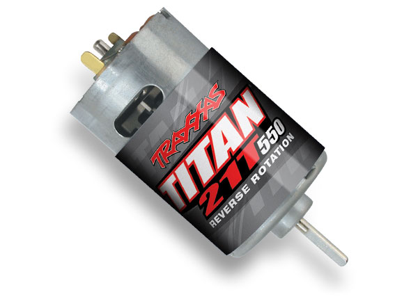 Traxxas 3975R Titan 550 21-Turn Reverse Rotation Brushed Motor