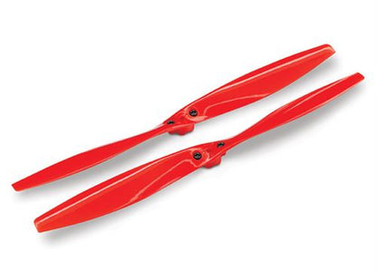 Tra7928 Aton Red Rotor Blade Set with Screws