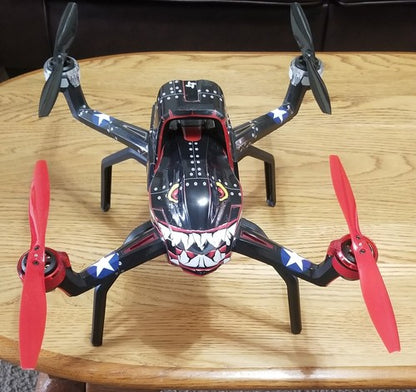 Tra7928 Aton Red Rotor Blade Set with Screws